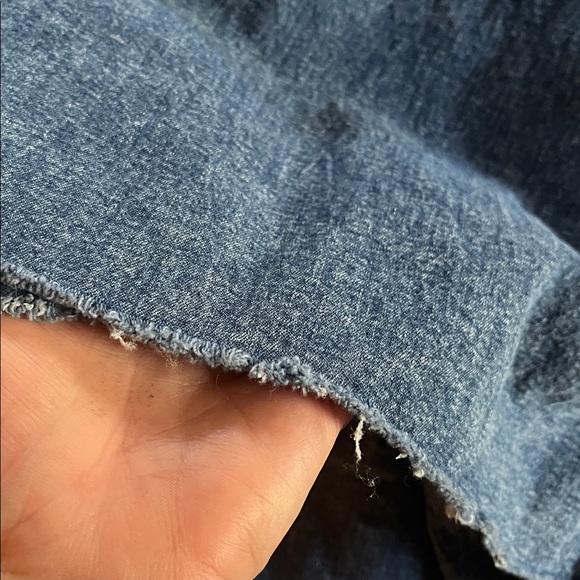 flared leg  Denim Overalls - Picture 3 of 3